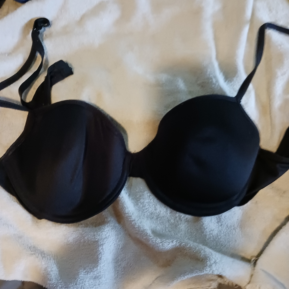 Black Padded Bra